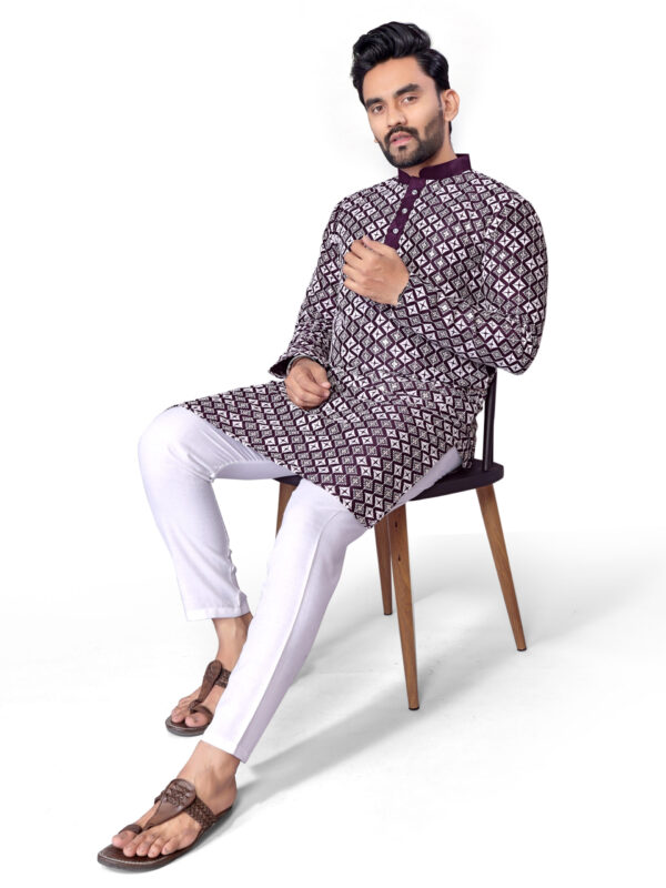 Men's Kurta Pajama set - Soft Silk (2pcs)