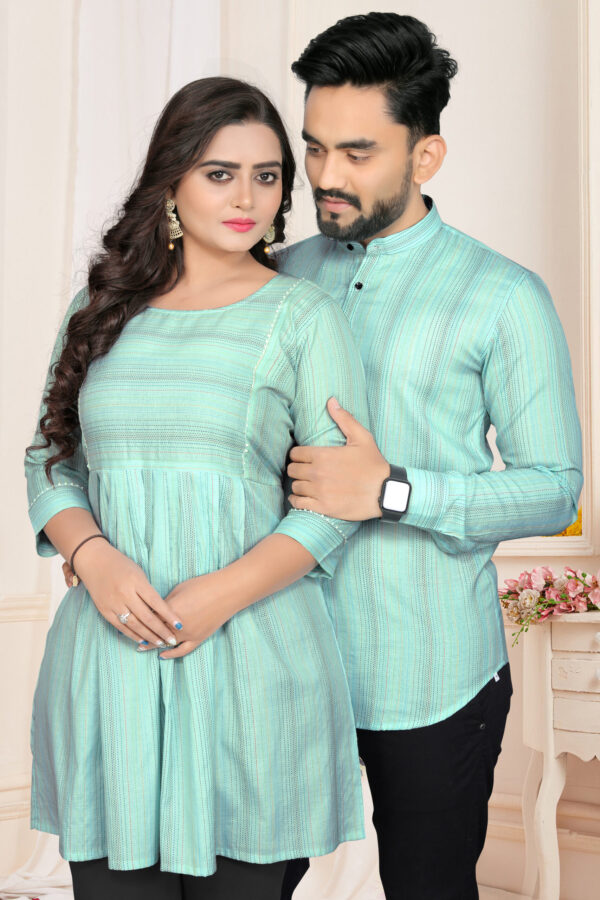 COUPLE COMBO SHIRT & TUNIC(2Pcs)